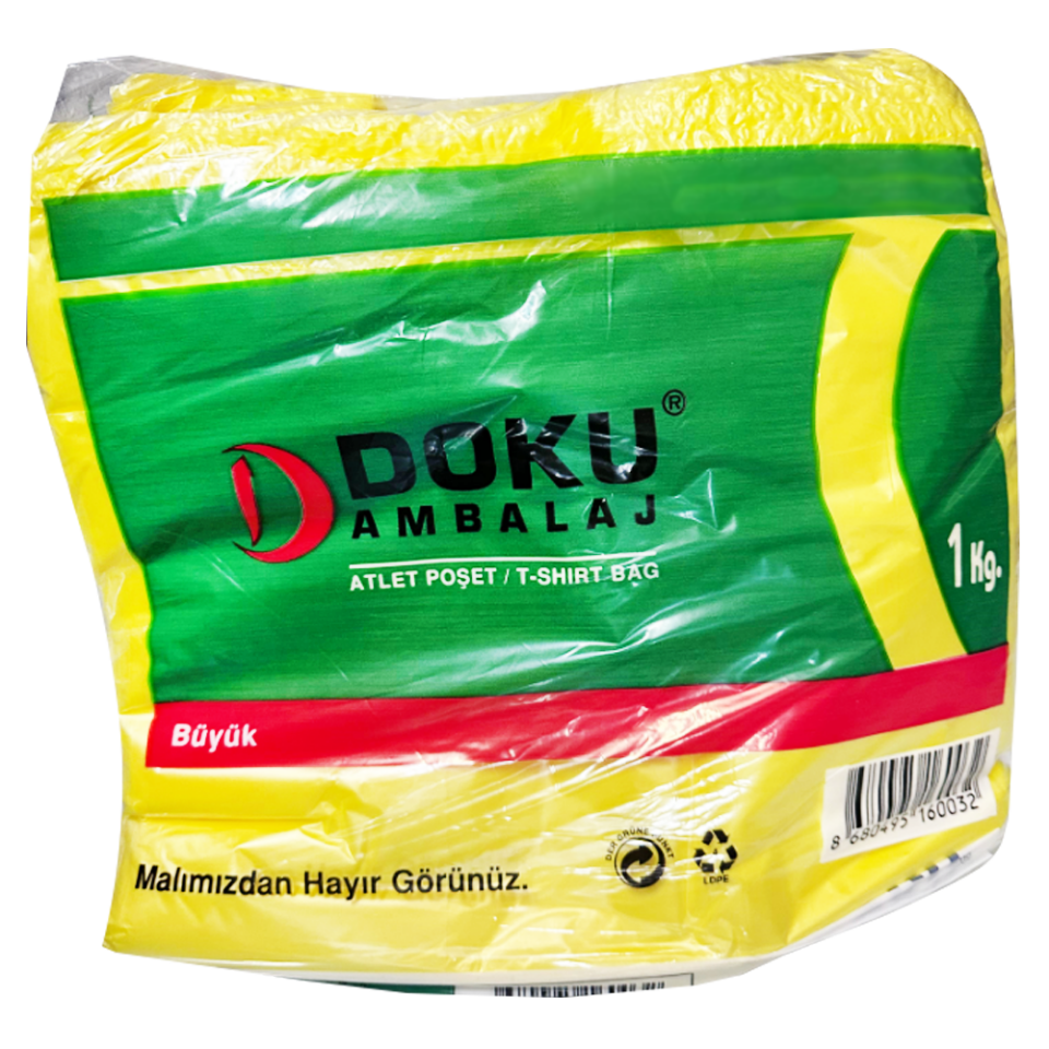 Doku Sarı Orijinal Market Poşet Büyük 1 KG