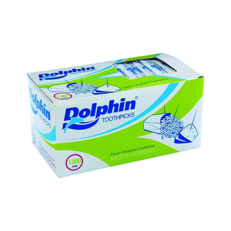 Dolphin Kağıtlı Kürdan 1000'li Paket